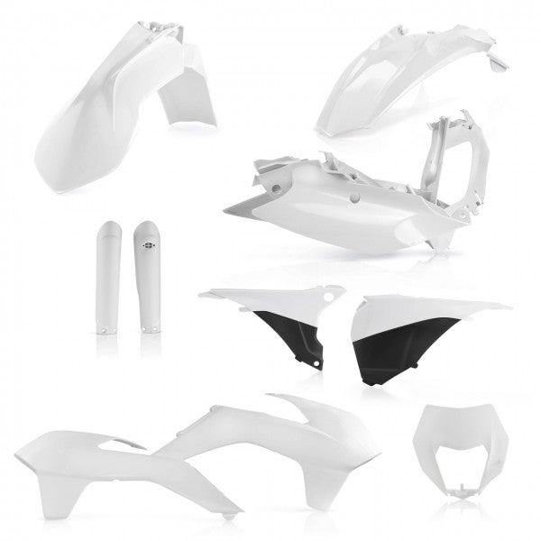 Acerbis plastic kit Wit KTM EXC 125/250/300 2016 & EXC-F 250/350/450/500 2016