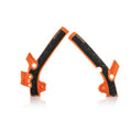 Acerbis X-Grip frame beschermers oranje / zwart KTM SX 85 13-17 & Husqvarna TC 85 14-17