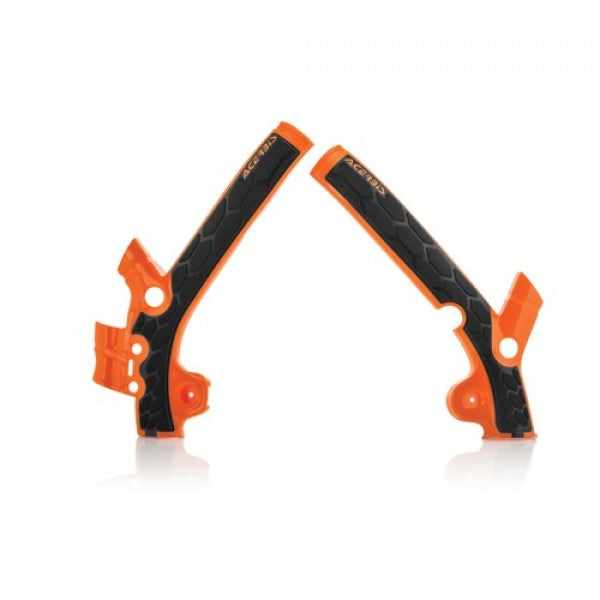 Acerbis X-Grip frame beschermers oranje / zwart KTM SX 85 13-17 & Husqvarna TC 85 14-17