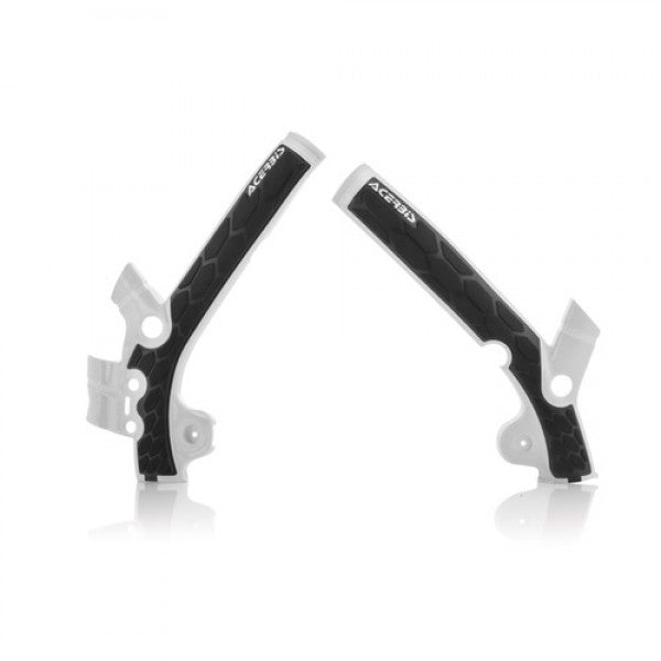 Acerbis X-Grip frame beschermers wit / zwart KTM SX 85 13-17 & Husqvarna TC 85 14-17