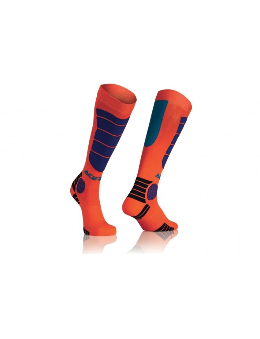 Acerbis MX Impact kinder sokken Oranje / Blauw