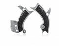 Acerbis X-Grip frame beschermers Zilver / zwart Yamaha YZ 250F 19- & YZ 450F 18- & WR 250F 20 & WR 450F 19-