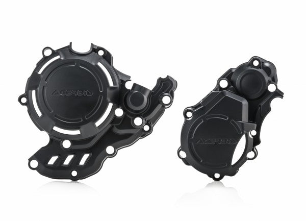 Acerbis X-Power motorblok beschermers Zwart KTM EXC-F 250/350 2017- & Husqvarna FE 250/350 2017- & Gas Gas EC 250F/350F 2021