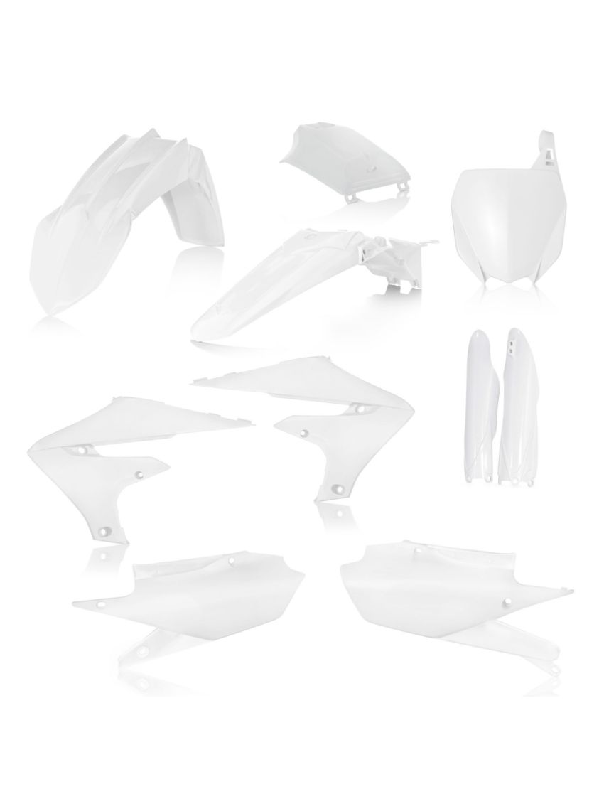 Acerbis plastic kit Wit Yamaha YZ 250F 2019-2023 & YZ 450F 2018-2022