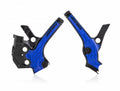 Acerbis X-Grip frame beschermers zwart / blauw Yamaha YZ 65 2018-