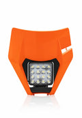 Acerbis koplamp plastic + koplamp Oranje  + Led lamp KTM EXC/EXC-F 250/300/350/450/500 17-19