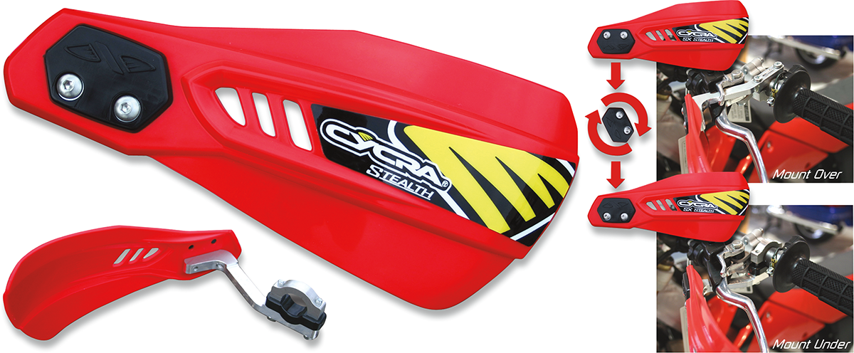 Cycra Stealth MX Alloy handkappen Geel