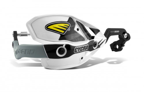 Cycra Dichte Handkappen Wit Ultra Pro Bend CRM voor 28,6mm stuur