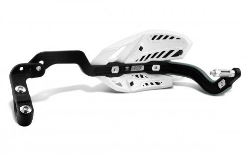 Cycra Dichte Handkappen Zwart / Wit Ultra Pro Bend CRM voor 28,6mm stuur