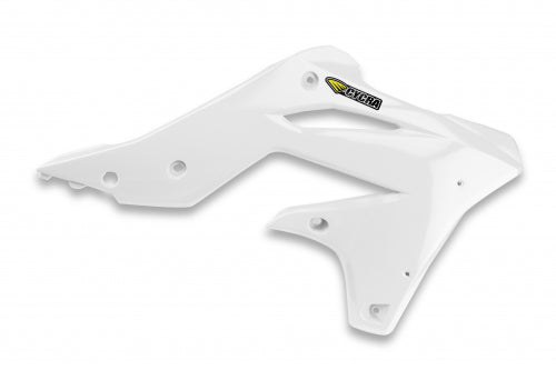 Cycra Powerflow Radiator Kappen Wit Kawasaki KX 250F 2013-2016