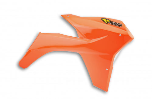 Cycra Powerflow Radiator Kappen Oranje KTM SX 125/150/250 11-12 & SX-F 250/350/450 11-12 & EXC 125/200/250/300/350/450/500 12-13
