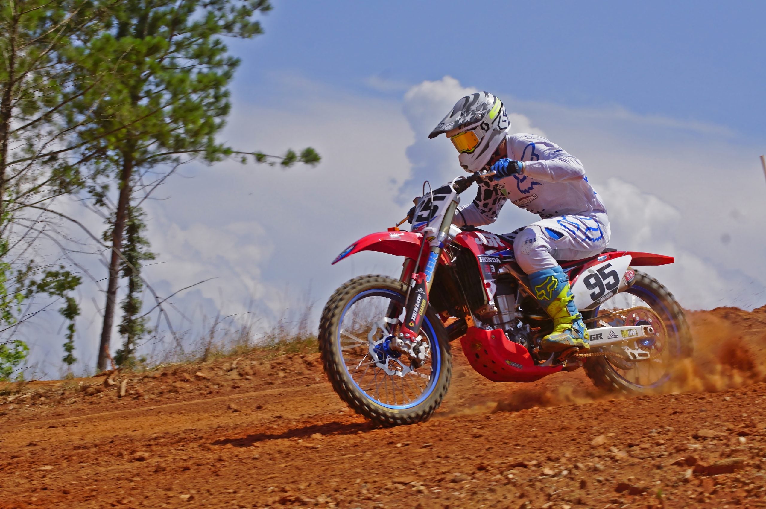 Cycra Full Combat blokbeschermer Rood Honda CRF 450R/RX 2017-2020