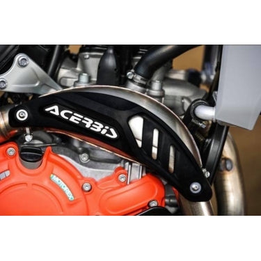 Acerbis X-Exhaust uitlaat bocht bescherming Oranje 4 takt KTM/Husqvarna SX-F/EXC-F 250-450 2012- & FC/FE 250/350/450/501 2014- & Honda CRF 250R/RX 2022- & CRF 450R 2020- & CRF 450RX 2020 & Gas Gas EC 250F/350F 2021 & MC 250F/450F 2021