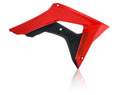 Cycra Radiator Kappen Rood / Zwart Honda CRF 250R 2018-2021 & CRF 250RX 2019-2021 & CRF 450R 2017-2020 & CRF 450RX 2018-2020