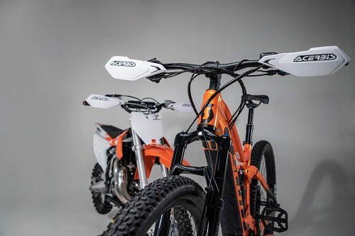 Acerbis X-Elite Handkappen Wit voor E-Bike/Mountainbike/minicross