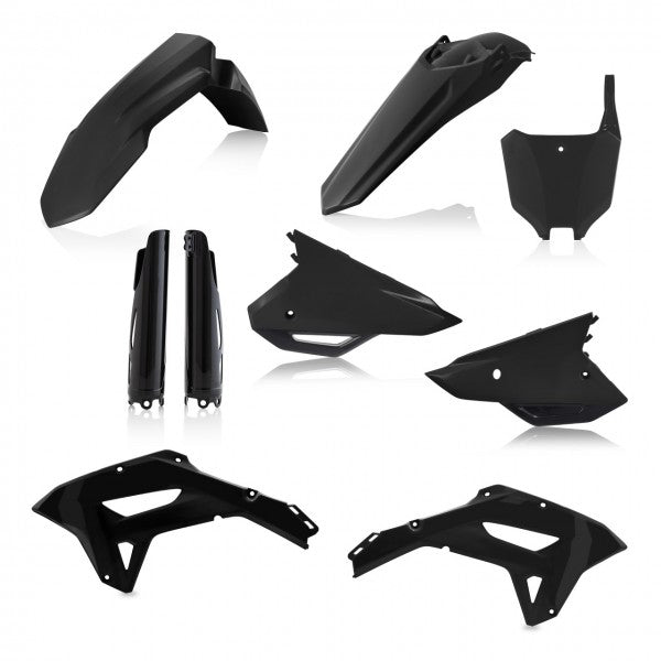 Acerbis plastic kit Zwart Honda CRF 250RX/300RX 2022-2024 & CRF 450RX 2021-2024