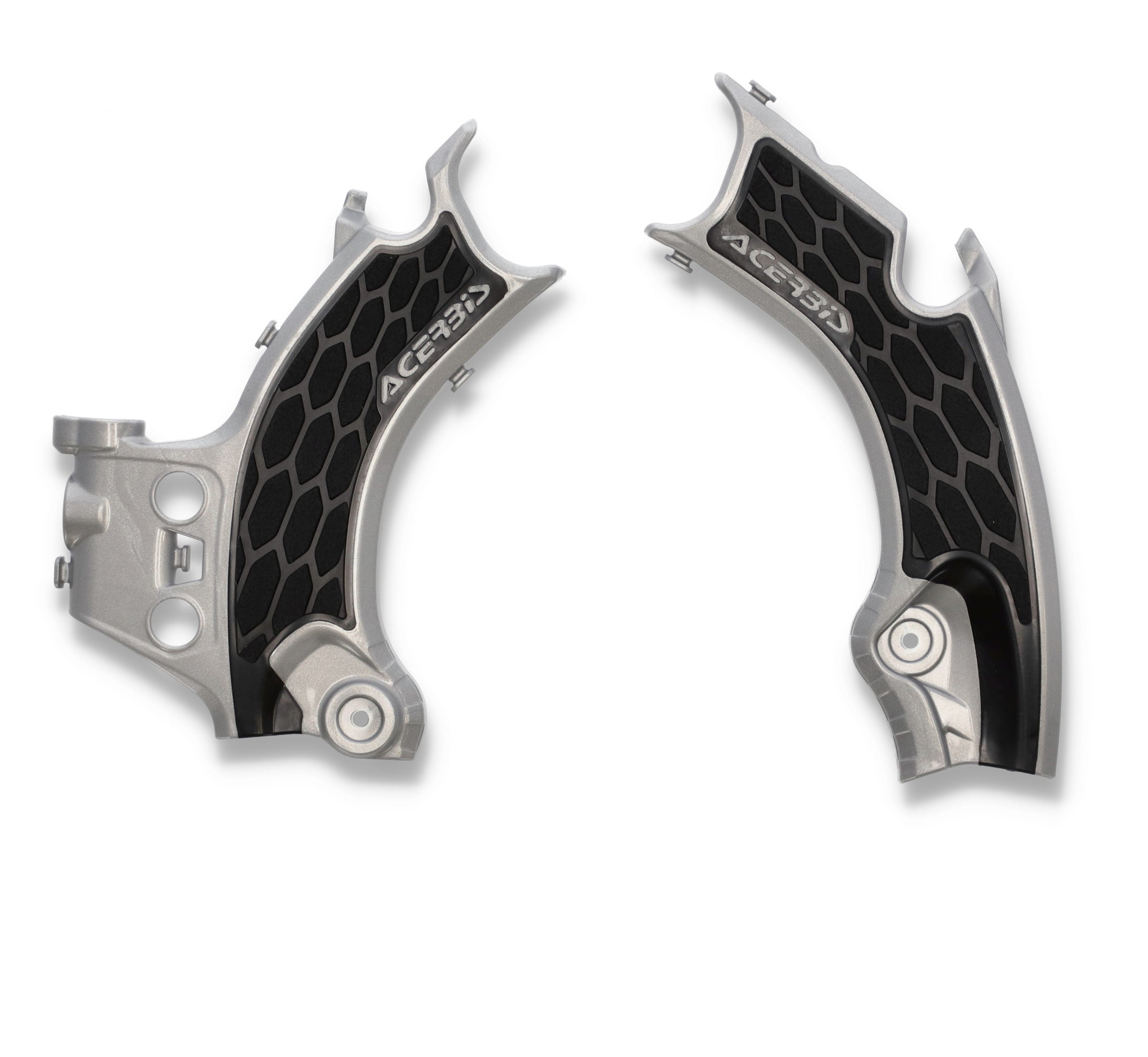 Acerbis X-Grip frame beschermers Zilver / Zwart Honda CRF 250R/RX 2022- & CRF 450R/RX 2021-