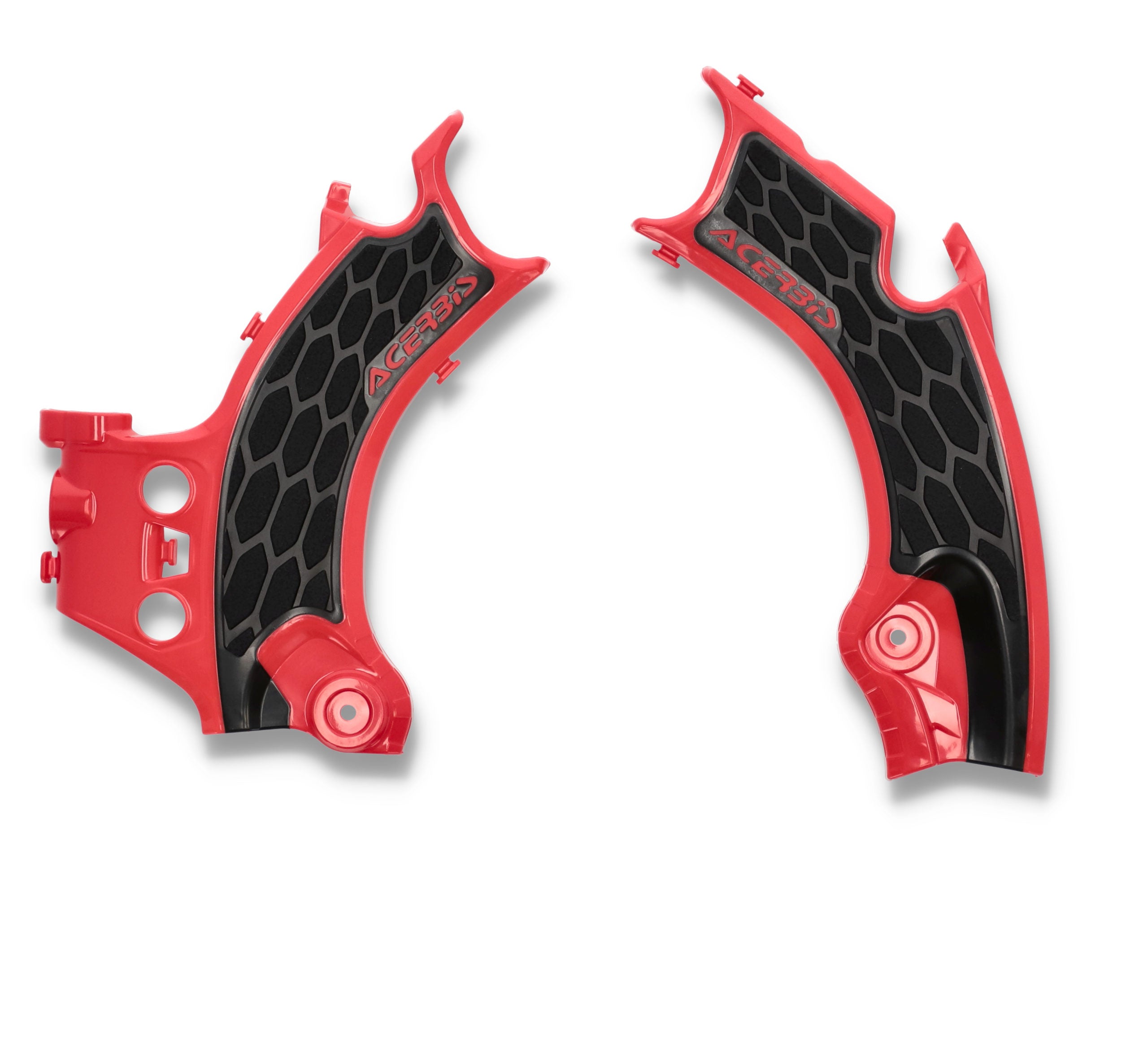 Acerbis X-Grip frame beschermers rood / zwart Honda CRF 250R/RX 2022- & CRF 450R/RX 2021-