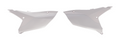 Cycra Zijnummerborden Wit Yamaha YZ 250F 2024- & YZ 450F 2023-2025 & WR 450F 2024-