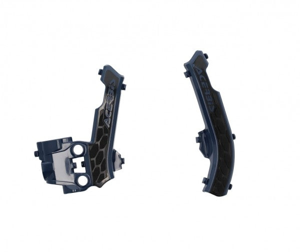 Acerbis X-Grip frame beschermers zwart / blauw KTM SX 50 2016- & SX-E 3 2023 & SX-E 5 2020- & Husqvarna TC 50 2017- & EE 5 2020- & Gas Gas MC 50 2021- & MC-E 5 2021-