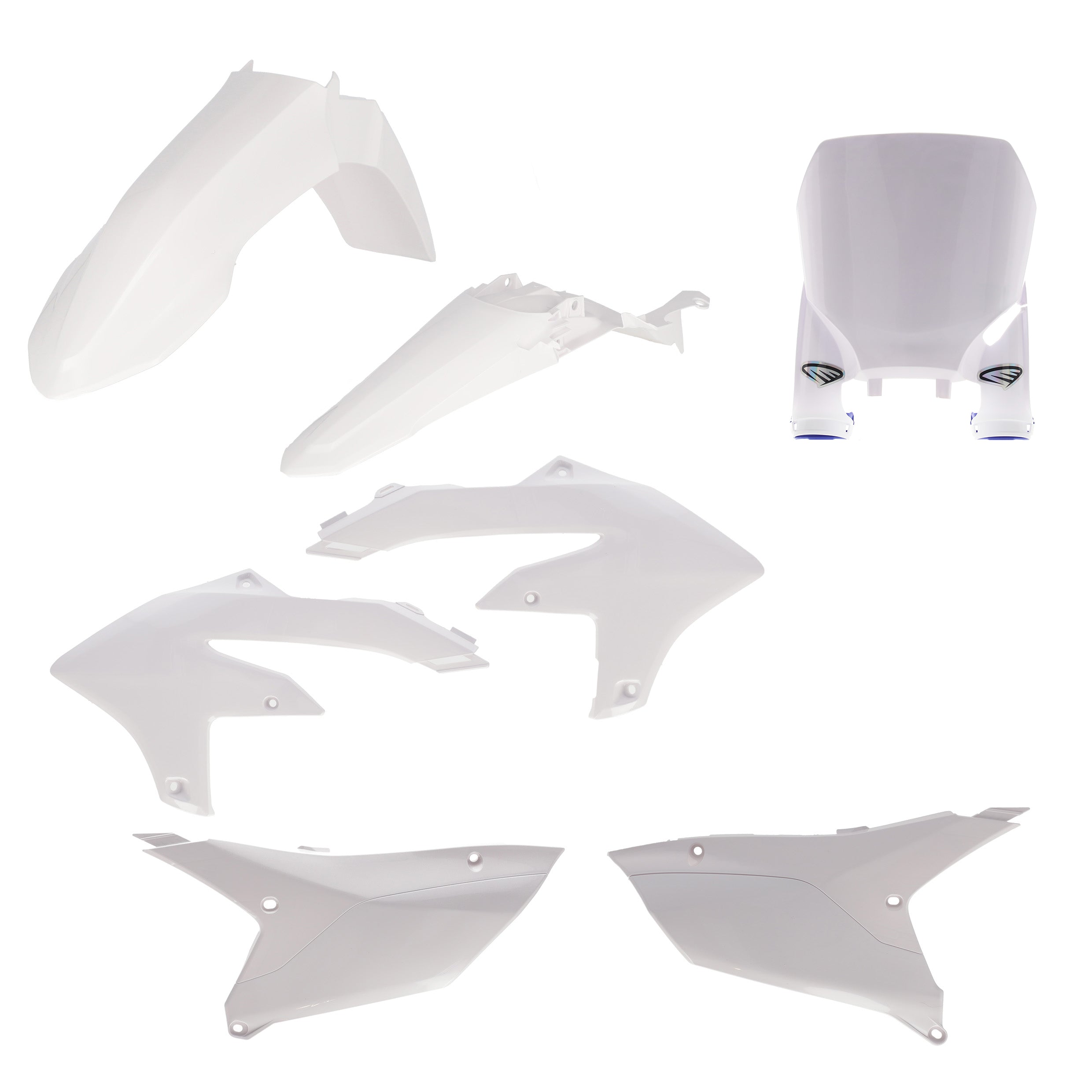 Cycra plastic kit Wit Yamaha YZ 250F 2024- & YZ 450F 2023-