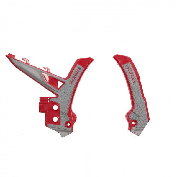Acerbis X-Grip frame beschermers Rood / Grijs Gas Gas MC 125/250 2024 & MC-F 250/350/450 2024 & EC 250/300 2024 & EC 250F/350F/450F/500F 2024
