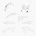 Cycra plastic kit Wit Kawasaki KX 250 2025 & KX 450 2024