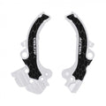 Acerbis X-Grip frame beschermers wit / zwart KTM SX 65 2024- & Husqvarna TC 65 2024- & Gas Gas MC 65 2024-