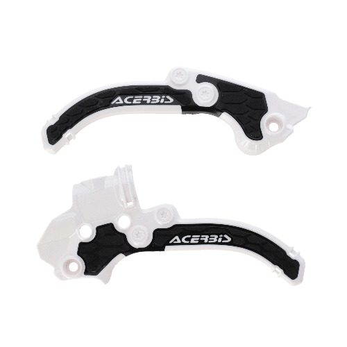 Acerbis X-Grip frame beschermers wit / zwart KTM SX 50 2024- & Husqvarna TC 50 2024- & Gas Gas MC 50 2024-
