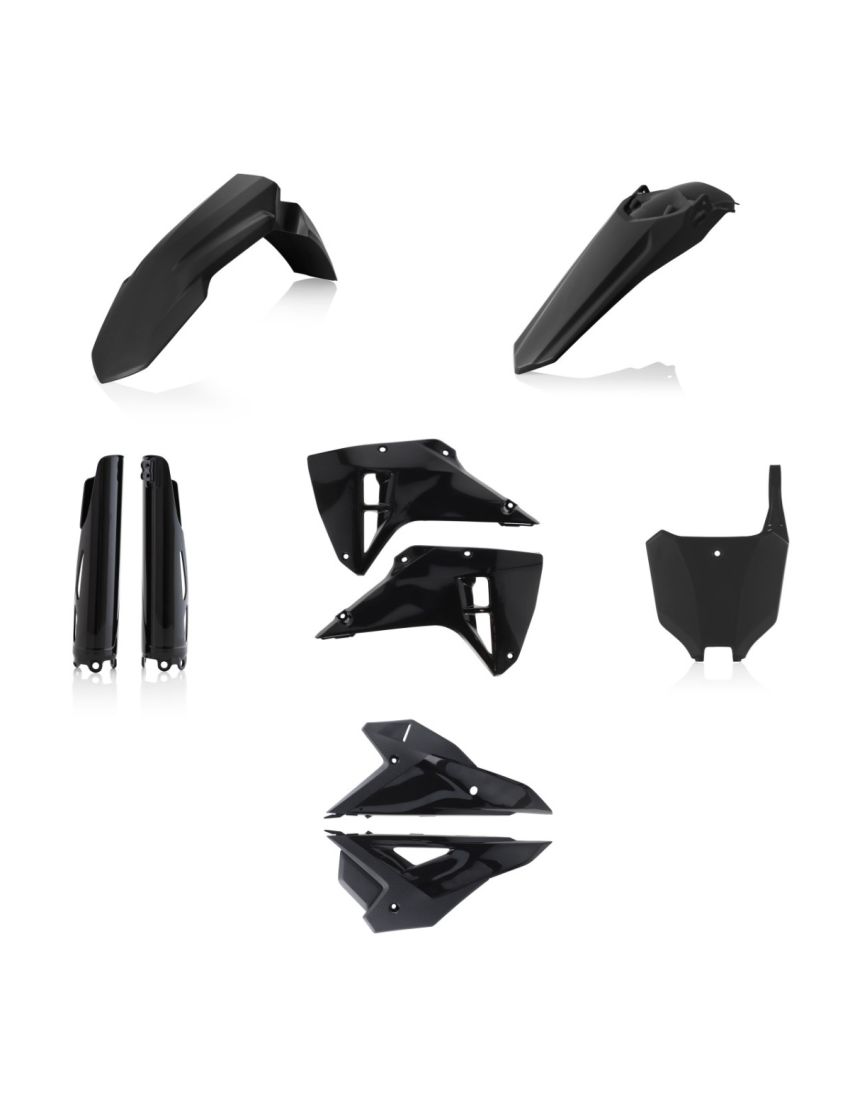 UFO plastic kit Zwart Honda CRF 250RX 2022-2024 & CRF 450RX 2021-2024 ( restyle kit 2025 )