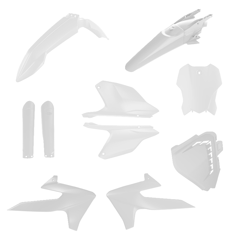 Acerbis plastic kit Wit Triumph TF 250X 2024- & TF 450RC 2025-