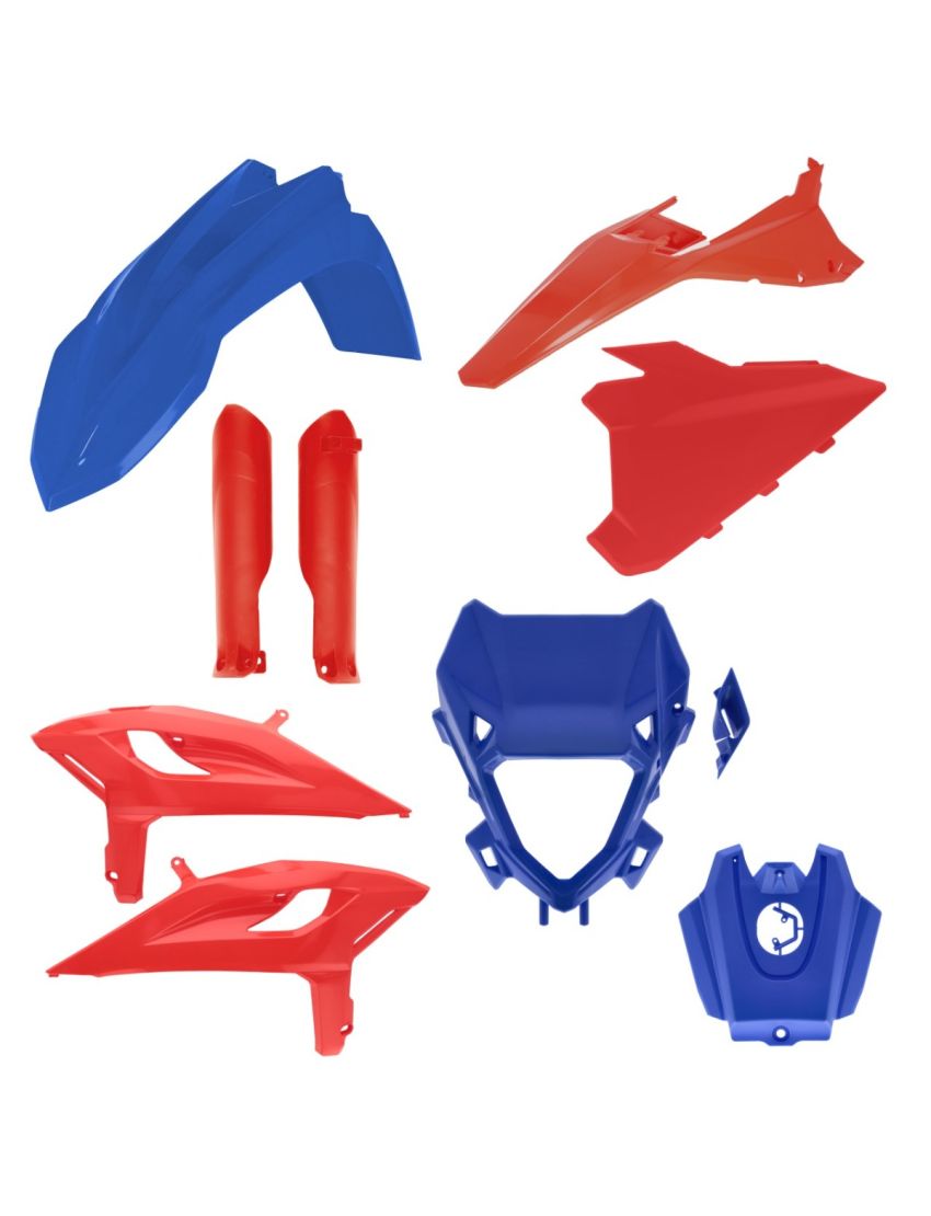 Acerbis plastic kit Rood / Blauw Beta RR 125/200/250/300/350/390/430/480 2025- ( full kit )