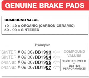 Brembo Voorremblokken Sinter SX