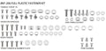 Airtime Volledige plastic set schroeven set Yamaha YZ 250F 19- & YZ 450F 18- & WR 250F 20 & WR 450F 19-