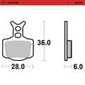 Moto Master Sinter Pro voor of achter remblokken KTM SX 50 2024 & SX-E 3/5 & Husqvarna TC 50 2024 & EE 3/5 & Gas Gas MC-E 3/5