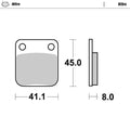 Moto Master Sintered Metal Voor of achterremblokken Nitro Yamaha