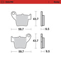 Moto Master achter remblokken Sinter Pro 094311
