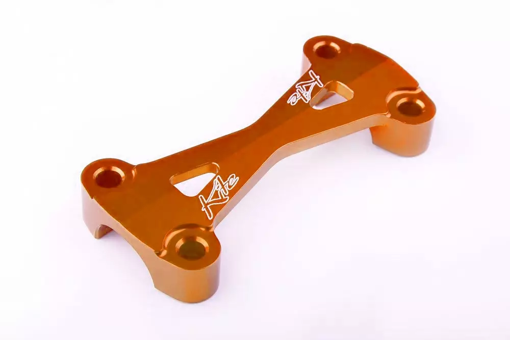 Kite MX/EN bovenste stuurklem Oranje voor 28,6mm stuur ( past alleen op Kite kroonplaten )
