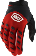 100% handschoenen Airmatic Zwart / Rood Maat S