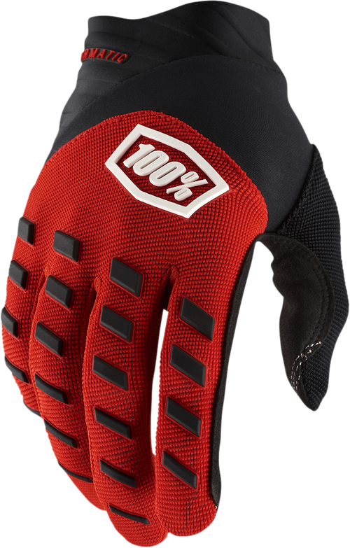 100% handschoenen Airmatic Zwart / Rood Maat L