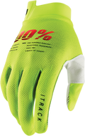100% handschoenen Itrack Fluor Geel Maat L