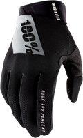100% handschoenen Ridefit Zwart / Wit Maat XL