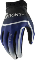 100% handschoenen Ridefit Blauw Maat M 2026 collectie