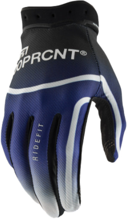 100% handschoenen Ridefit Blauw Maat M 2026 collectie