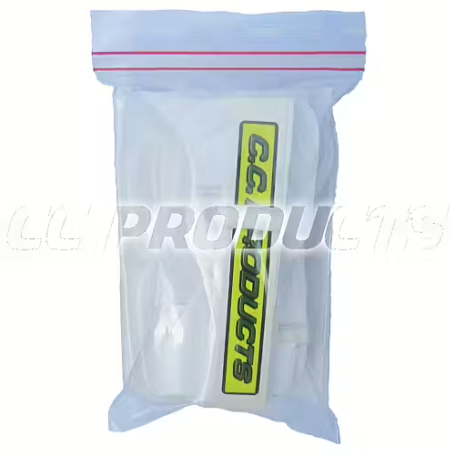 CC Products plaknummers Wit 17cm hoog ( 108 stuks )