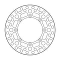 Moto Master Vintage achter remschijf ( 220mm ) Kawasaki KX 125/250/500 86-88