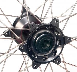 Excel achterwiel compleet zwarte velg + Haan Wheels titanium naaf 19-2.15 KTM SX/SX-F 1995-2012