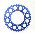 Renthal achtertandwiel 50 tands ultralight aluminium Blauw Fantic XX/XE 125 2021 & Yamaha YZ/YZ F 125/250/450 99-