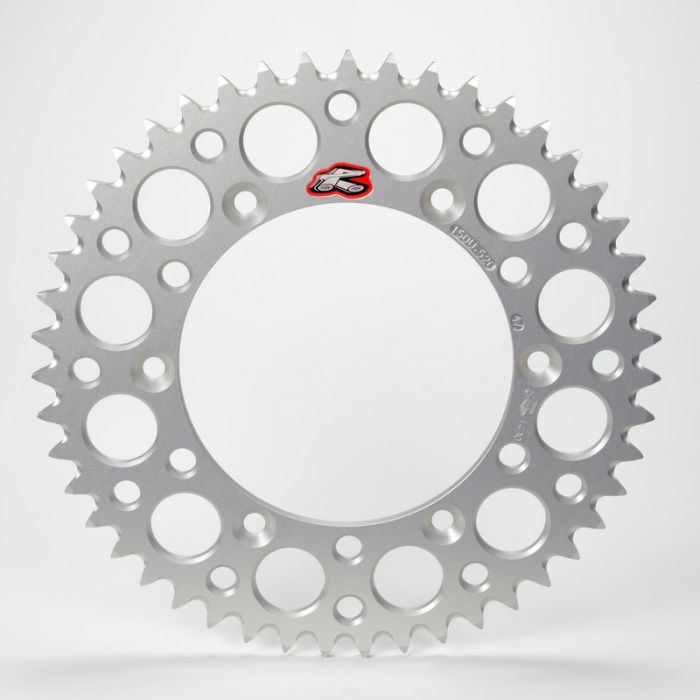 Renthal achtertandwiel 50 tands ultralight aluminium Zilver Fantic XX/XE 125 2021 & Yamaha YZ/YZ F 125/250/450 99-