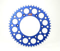 Renthal achtertandwiel 49 tands ultralight aluminium blauw Fantic XX/XE 125 2021 & Yamaha YZ/YZ F 125/250/450 99-